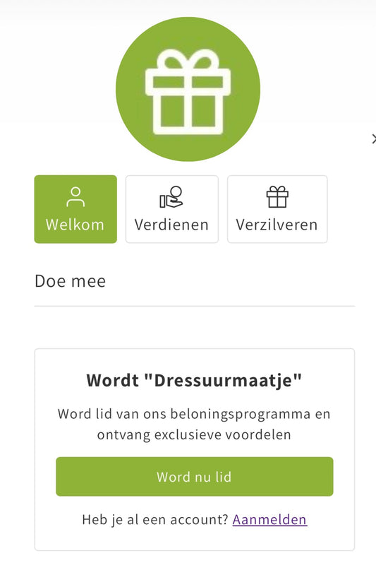 Ons spaarprogramma is terug!