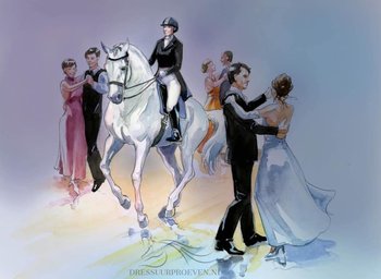 Om te leren bewegen met het paard ...