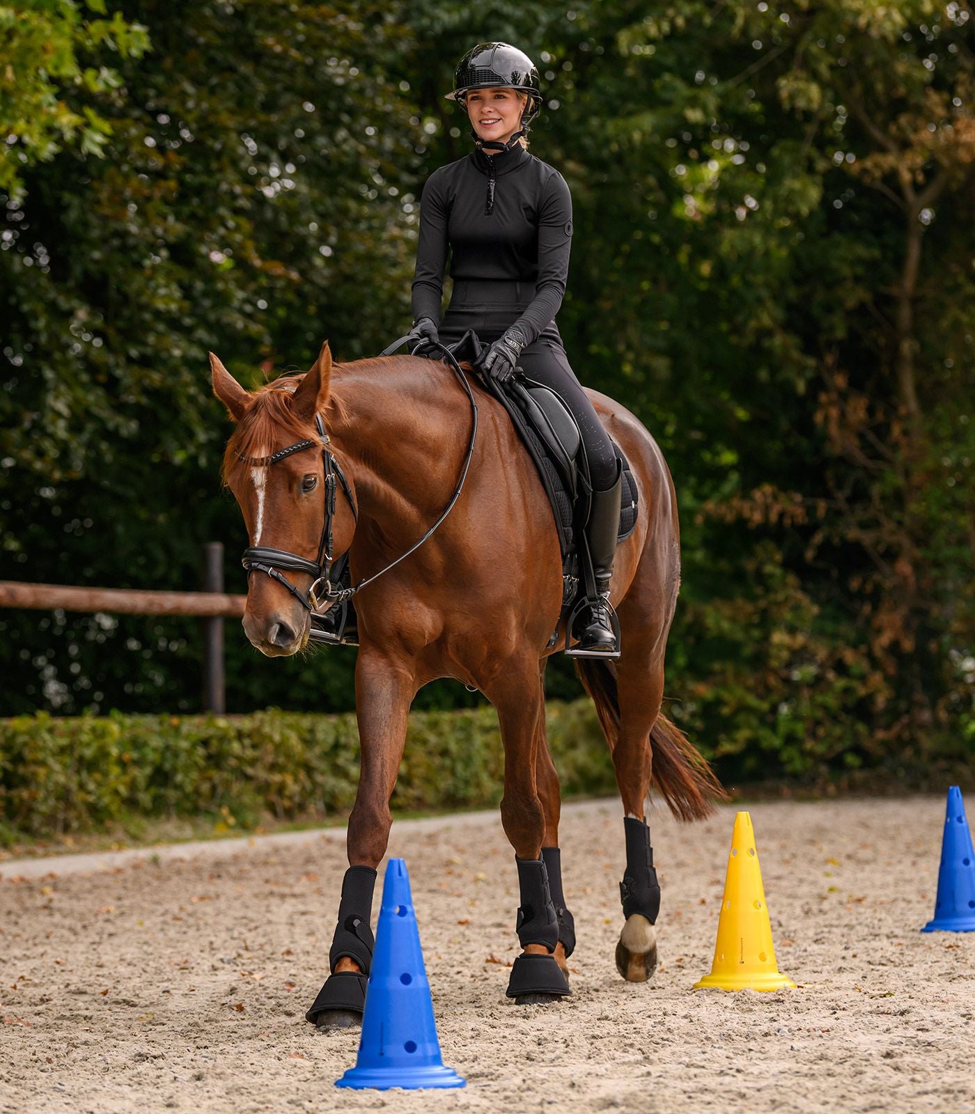 XL-pylonen – set van 8 inclusief draagtas (hoogte 50 cm)